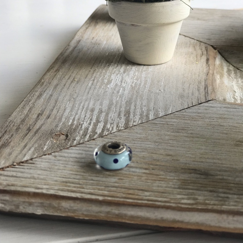 PANDORA blue charm!